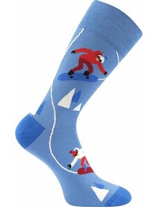 TWIDOR farebné veselé ponožky Lonka - HORY - 1 pár