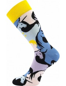 TWIDOR farebné veselé ponožky Lonka - JEDNOROŽCI - 1 pár