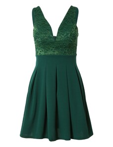 WAL G. Kokteilové šaty olivová / smaragdová