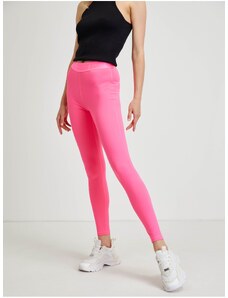 Neon pink women's leggings Guess Aileen - Women