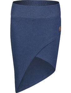 Nordblanc Modrá dámska bavlnená sukňa HOURGLASS