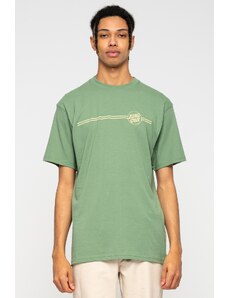 Santa Cruz Opus Dot Stripe T-Shirt Vintage Ivy