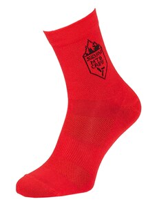 Unisex ponožky Silvini Bevera červená