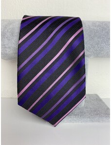Webmoda Pánska ružovo-fialová kravata