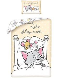 Halantex Posteľné obliečky do detskej postieľky Tom a Jerry