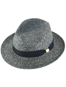 Fiebig - Headwear since 1903 Letné modrý fedora klobúk od Fiebig - Traveller Toyo