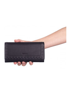 SEGALI Dámska peňaženka kožená SEGALI 7052 čierna