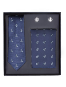 Wittchen Hodvábny set: kravata, šatka, manžetové gombíky