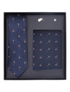 Wittchen Hodvábny set: kravata, šatka, manžetové gombíky
