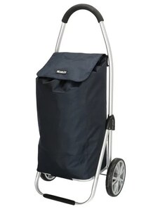 Beagles Tmavomodrý prémiový nákupný vozík na kolieskach “Aluman“