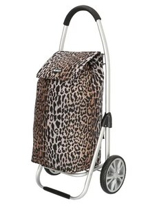 Beagles Leopardí prémiový nákupný vozík na kolieskach “Aluman“