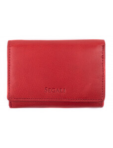 SEGALI Dámska peňaženka kožená SEGALI 7106 BS červená