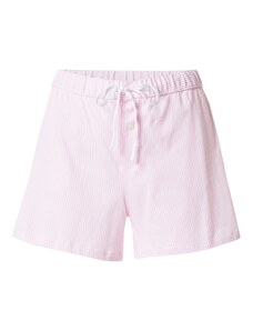 Lauren Ralph Lauren Pyžamové nohavice ružová / biela