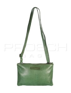Malá kožená kabelka Greenburry 2950-35 Green