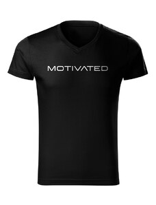 MOTIVATED - Fitness tričko pánske s výstrihom do V 347