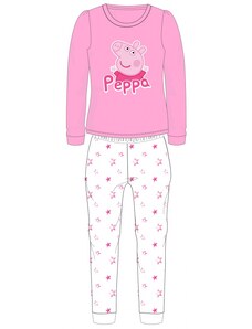 EplusM Dievčenské flísové pyžamo PEPPA PIG Coral