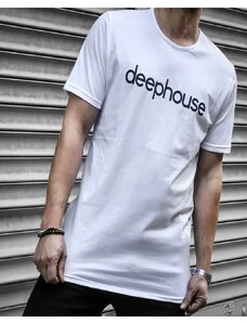 Fashionformen Biele pánske tričko OT SS Deephouse