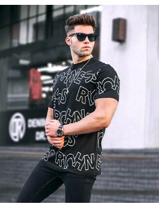 Fashionformen Čierne pánske tričko MX Richness