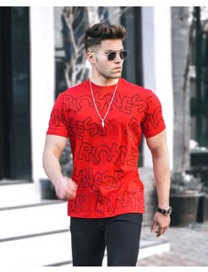 Fashionformen Červené pánske tričko MX Richness