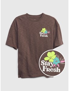 GAP Children's T-shirt with print Stay Fresh - Boys