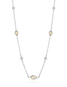 ANIA HAIE náhrdelník "Biely opál" N014-04H