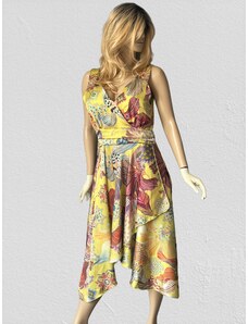 Harmonystyle šaty letné asymetrické Rinascimento