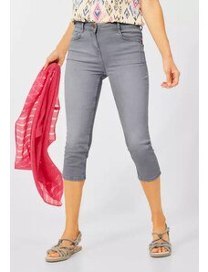 Dámske jeans Toronto 7/8 - Cecil - grey denim - CECIL