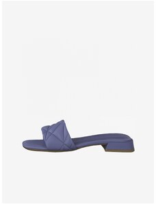 Blue Leather Slippers Tamaris - Ladies