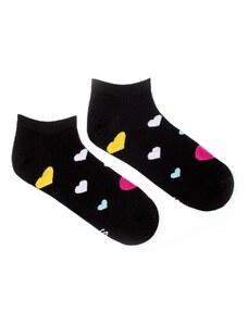 Členkové ponožky Feetee Hearts black