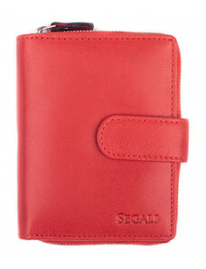 SEGALI Dámska peňaženka kožená SEGALI 7521 červená