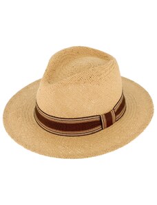 Fiebig - Headwear since 1903 Letný béžový fedora klobúk od Fiebig - Traveller Fedora Tropez