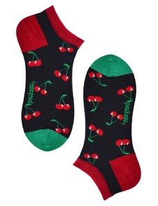 Benyson Sweet cherry nízke ponožky s obrázkami 5607