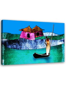 Gario Obraz na plátne Žena v člne Rozmery: 60 x 40 cm