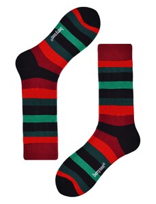 Socks Color stripes vysoké ponožky 0508