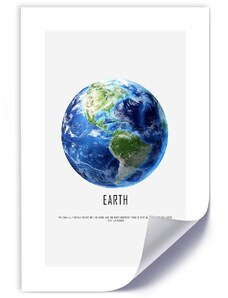 Gario Plagát Planéta Zem Farba rámu: Bez rámu, Rozmery: 30 x 45 cm