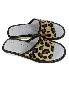 JOHN-C Dámske leopardie papuče HEJDY