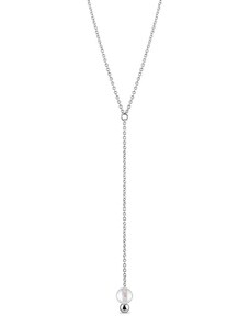 Zlatý náhrdelník s perlou KLENOTA K0016012
