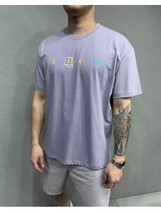 Fashionformen Fialové pánske tričko 2Y Premium Art