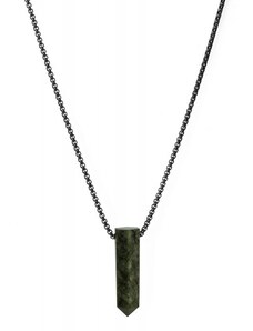 Serpentinit náhrdelník pre mužov - L-69cm Trimakasi