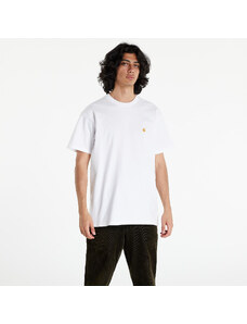 Pánske tričko Carhartt WIP S/S Chase T-Shirt White/ Gold
