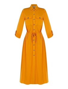 Rinascimento košeľové šaty CFC80109394003 oranžové S/M/L/XL