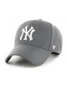 47 Brand Šedá šiltovka New York Yankees s bielym logom