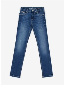 Dark Blue Girly Skinny Fit Jeans Guess - Girls