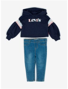 Levi's Blue Girls' Jeans & Hoodie Set Levi's - Girls
