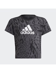 Adidas Tričko Future Icons Hybrid Animal Print Cotton Regular