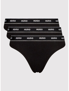 Súprava 3 kusov stringových nohavičiek Hugo