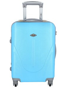 Štýlový pevný kufor svetlomodrý - RGL Paolo S modrá