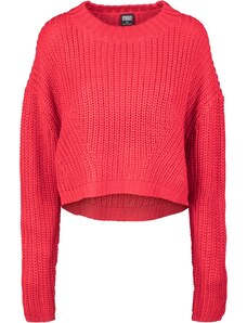 UC Ladies Women's wide oversize sweater in fiery red color