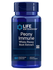 Life Extension Peony Immune 60 ks, vegetariánska kapsula, 600 mg