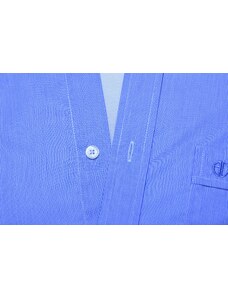 Alain Delon Modrá Slim Fit business košeľa